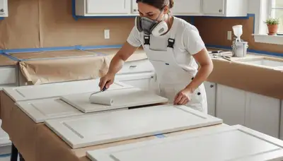 Professional cabinet painting service in Reno, NV for durable, smooth painted finishes