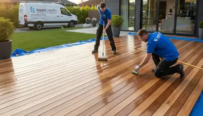 Reno, NV deck sealing service protecting wood from sun and moisture damage