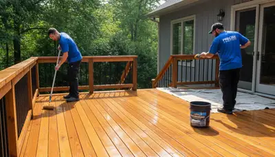 Reno, NV deck sealing service protecting wood from sun, snow, and moisture damage