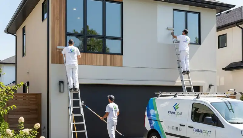 Reno, NV painters applying exterior house paint for durable curb appeal and weather protection