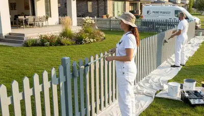 Fence painting service in Reno, NV by Reno Paint Pros for weather-resistant protection and curb appeal