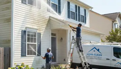 Vinyl siding pressure cleaning in Reno, NV by Reno Paint Pros for a brighter, cleaner exterior